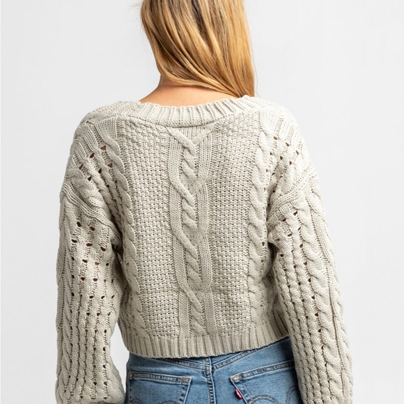 Brand new cropped cardigan sweater - Picture 2 of 8